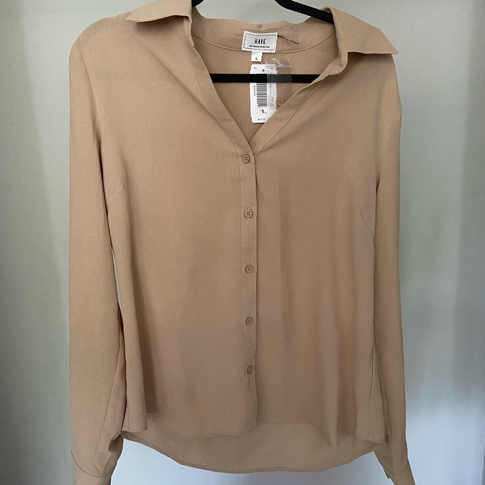 Tan Blouse